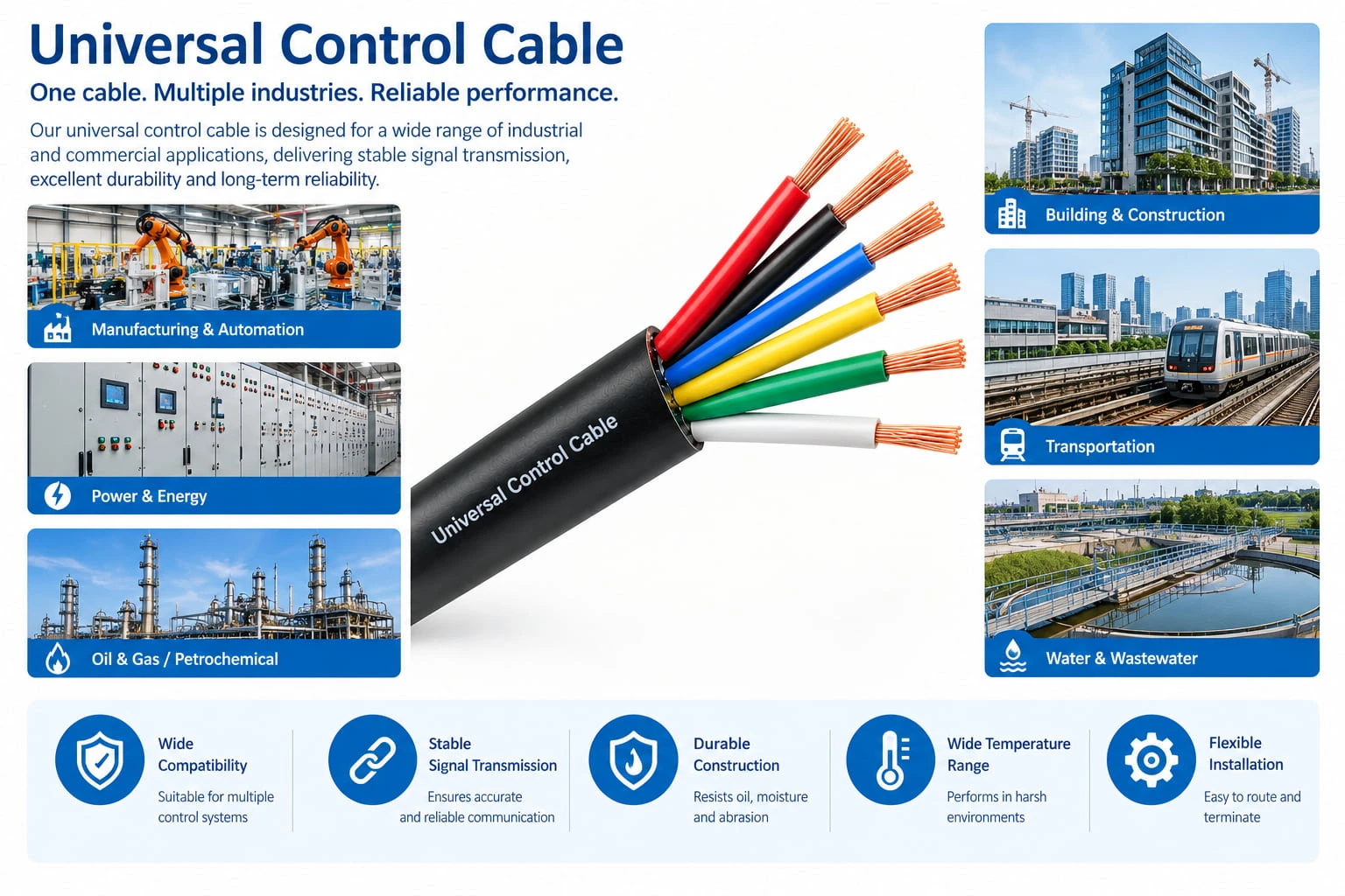 Universal control cable Universal control cable